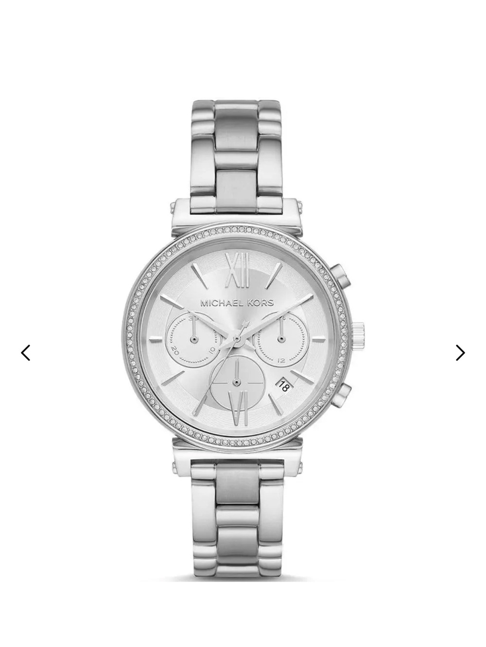 Michael Kors MK6575 Sofie Chronograph Silver Dial Women's Watch